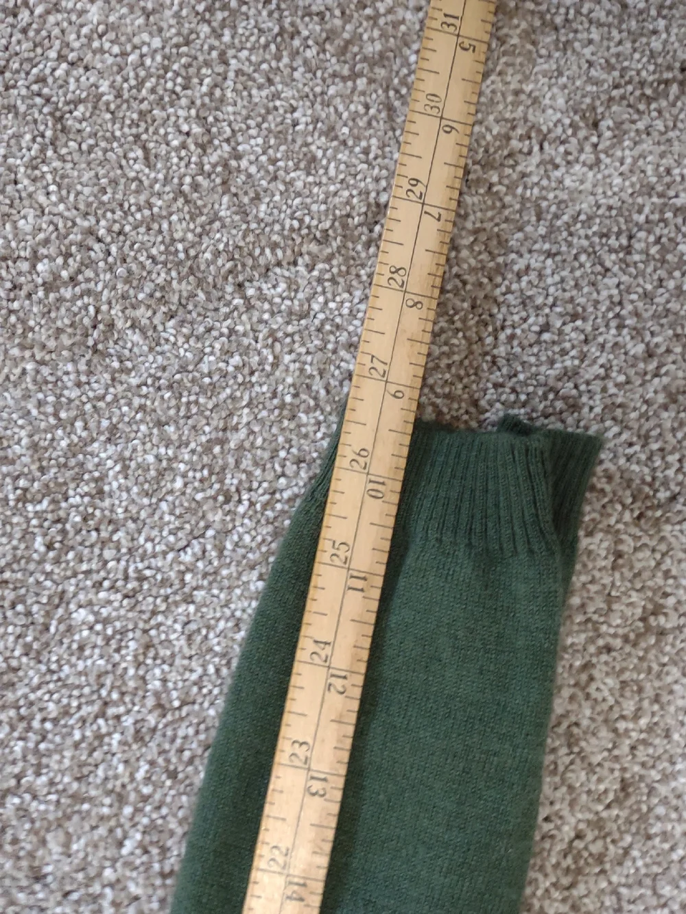 Banana Republic Merino Men's Half-Zip Sweater in Dark Green